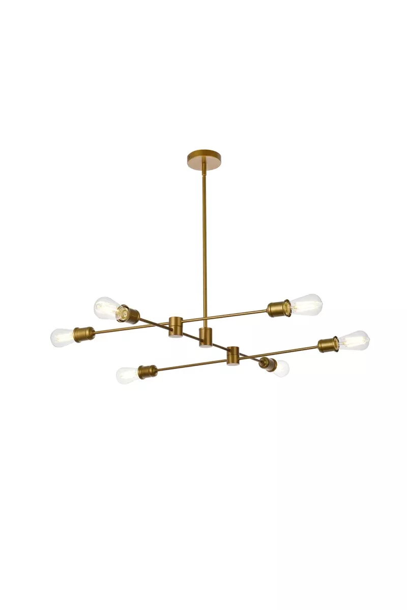Elegant Lighting Pendant Light LD7052D35BR