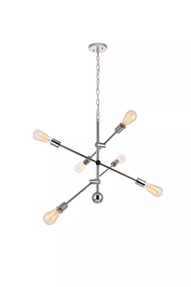 Elegant Lighting Pendant Light LD8007D29PN