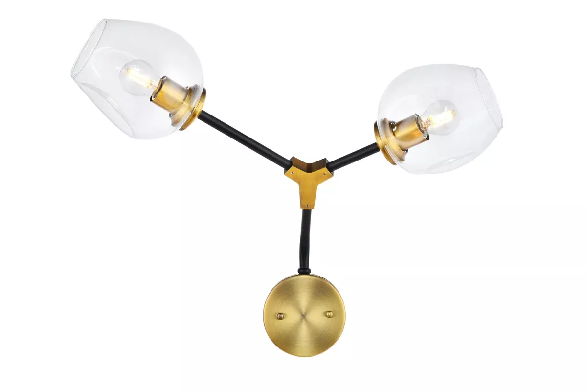 Elegant Lighting Wall Sconce 1712W26LAB