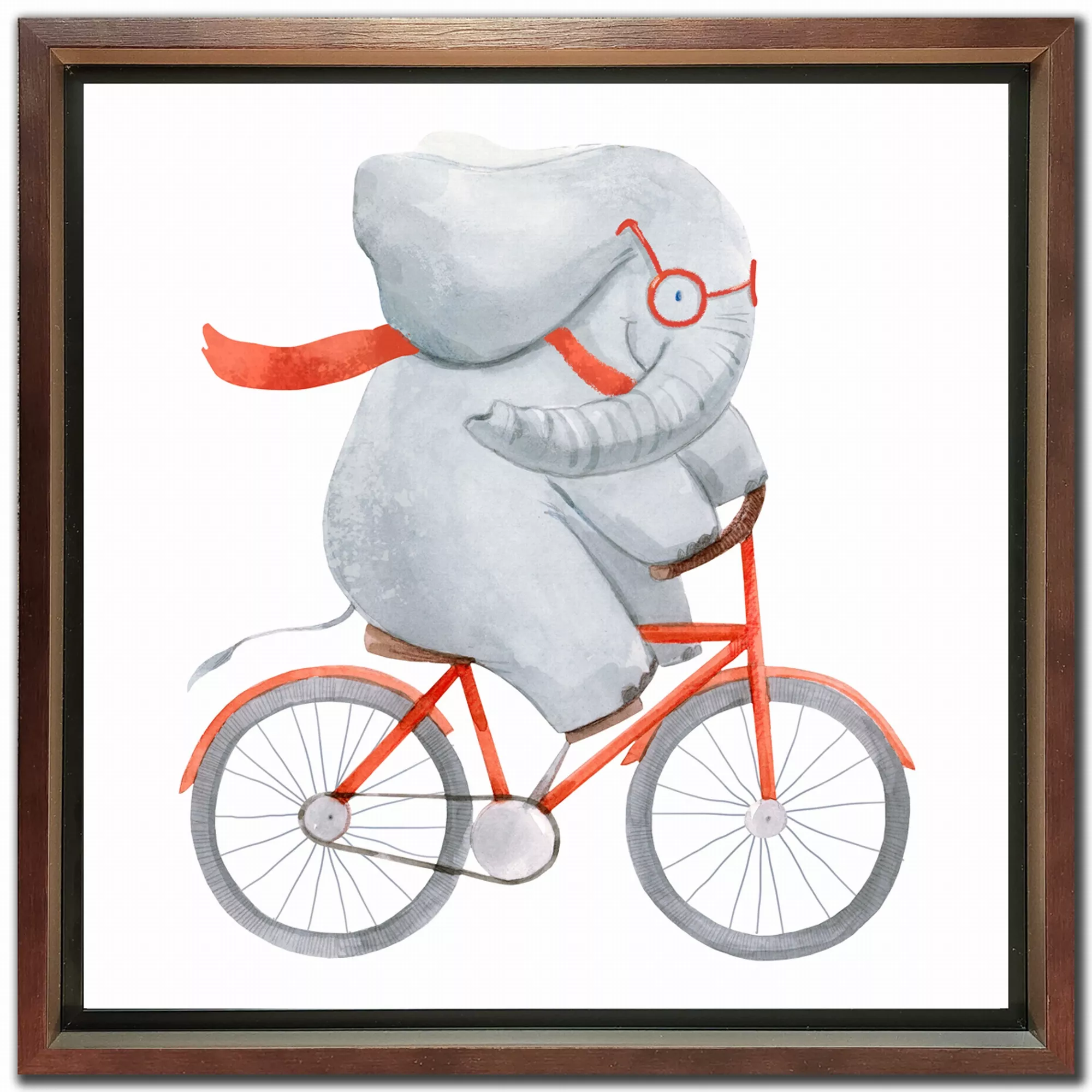 Elephant On A Bike