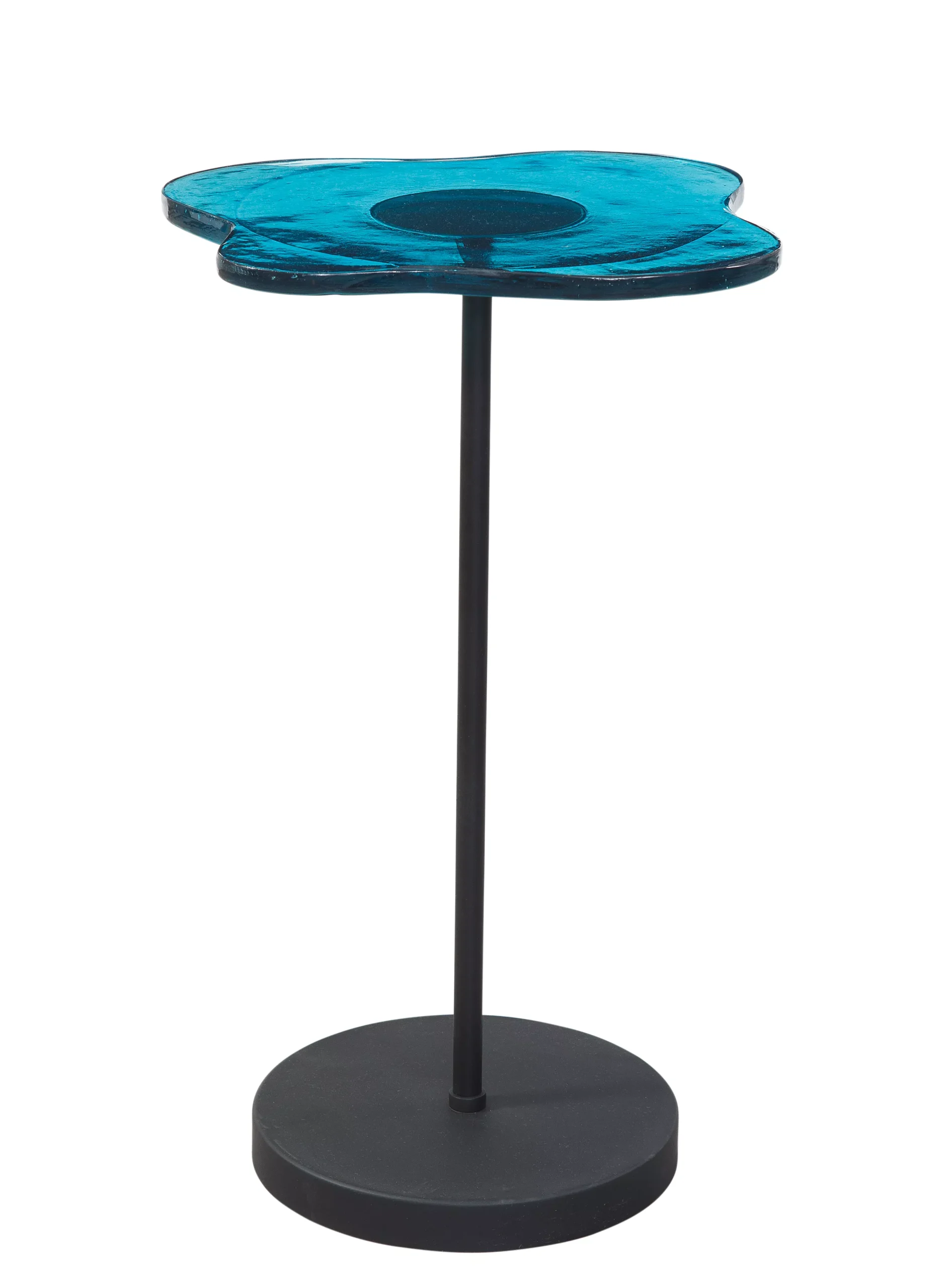 Elijah Blue Accent Table