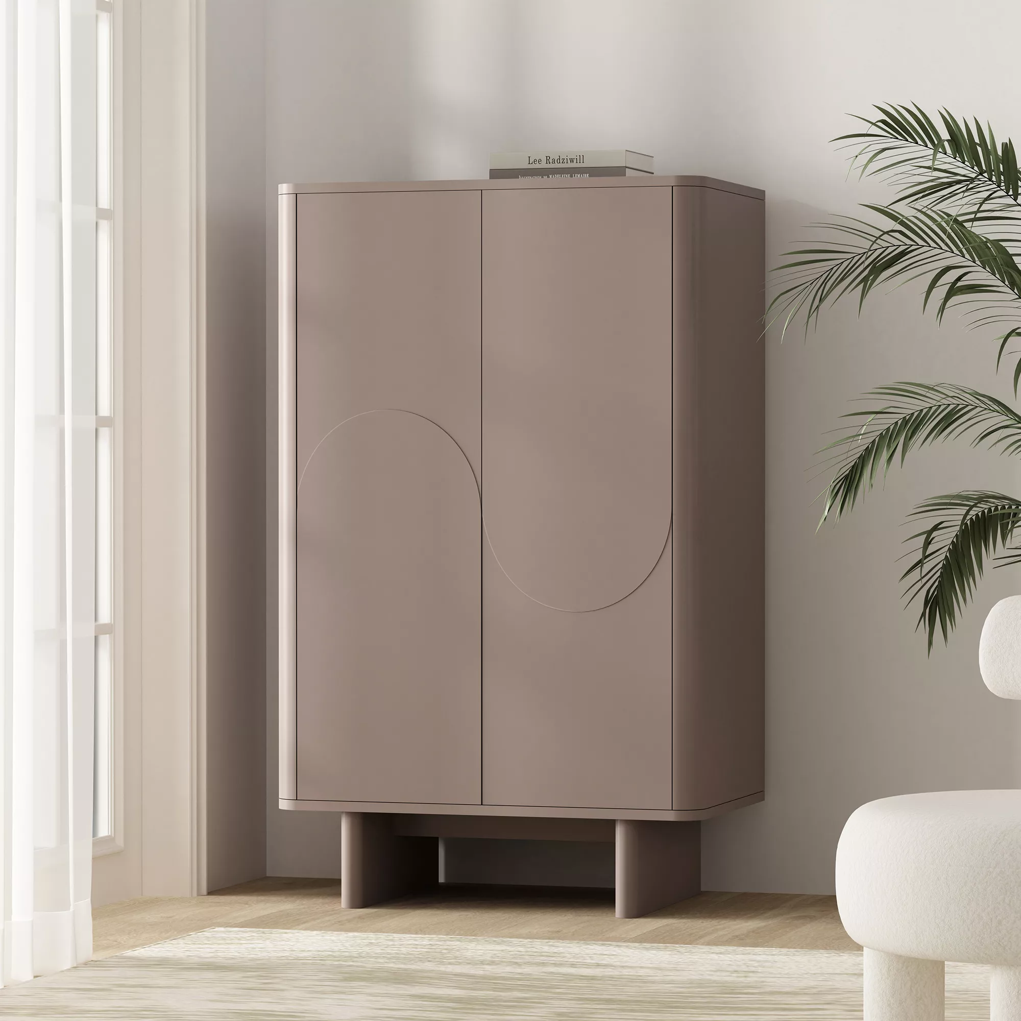 Ella Brown Accent Cabinet
