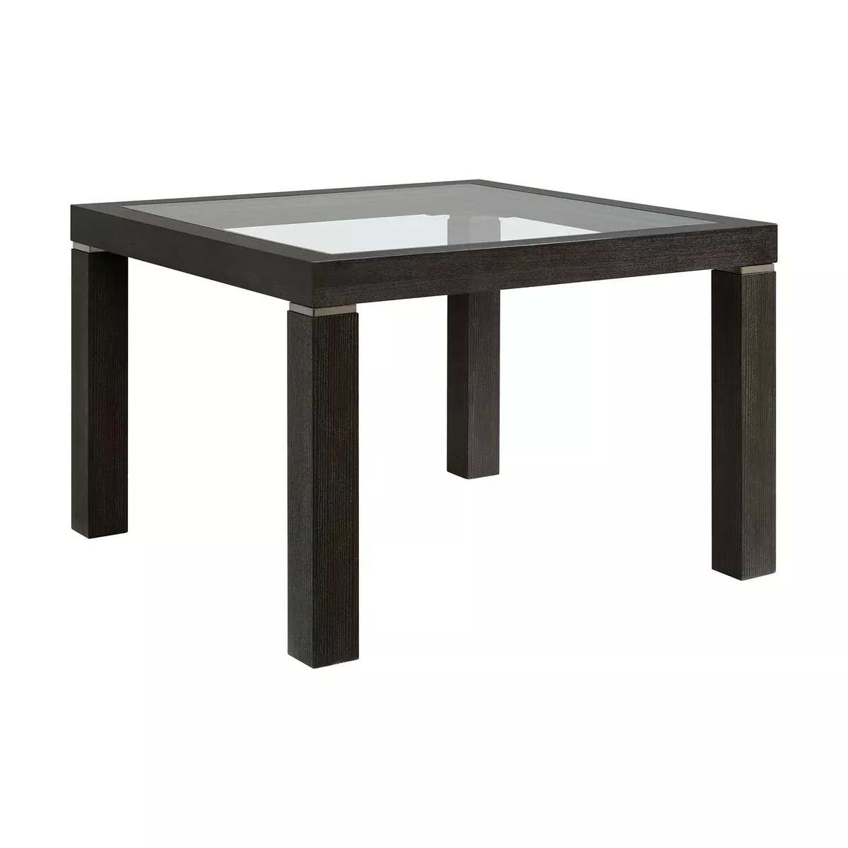 Elodie - Counter Table With Glass - Charcoal