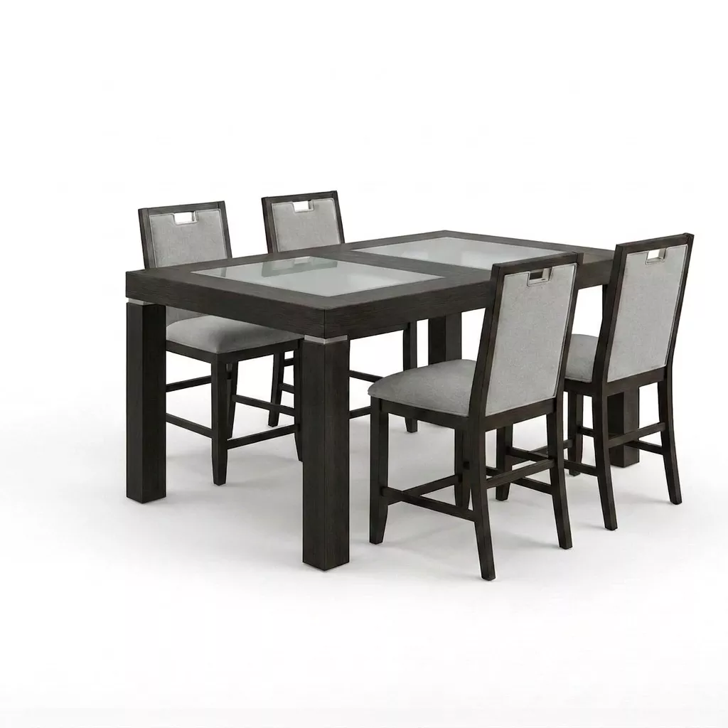 Elodie Table & 4 Side Chairs