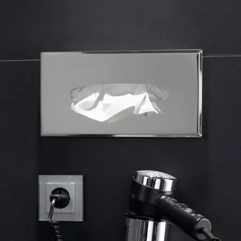 Emco System2 recessed tissue box holder