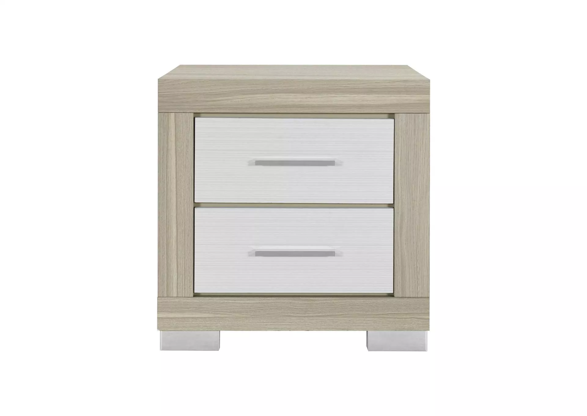 EMMA NATURAL - WHITE NIGHTSTAND