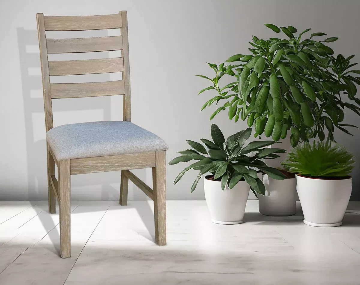 Evy - Ladderback Dining Chair (Set of 2) - Wheat