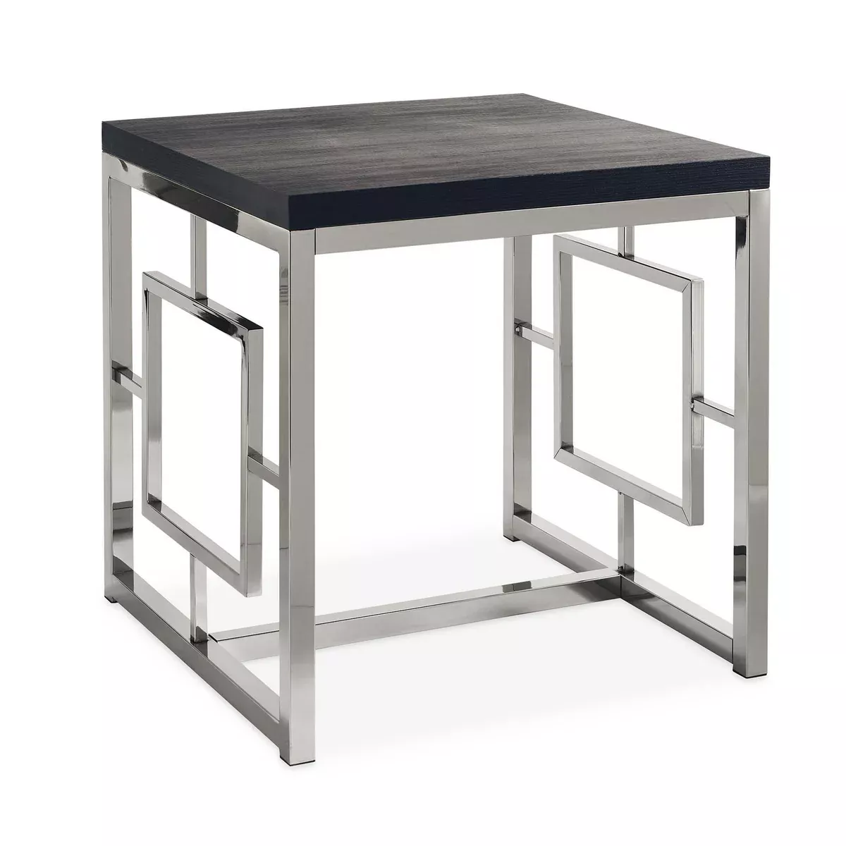 Ezra - 24" End Table - Chrome