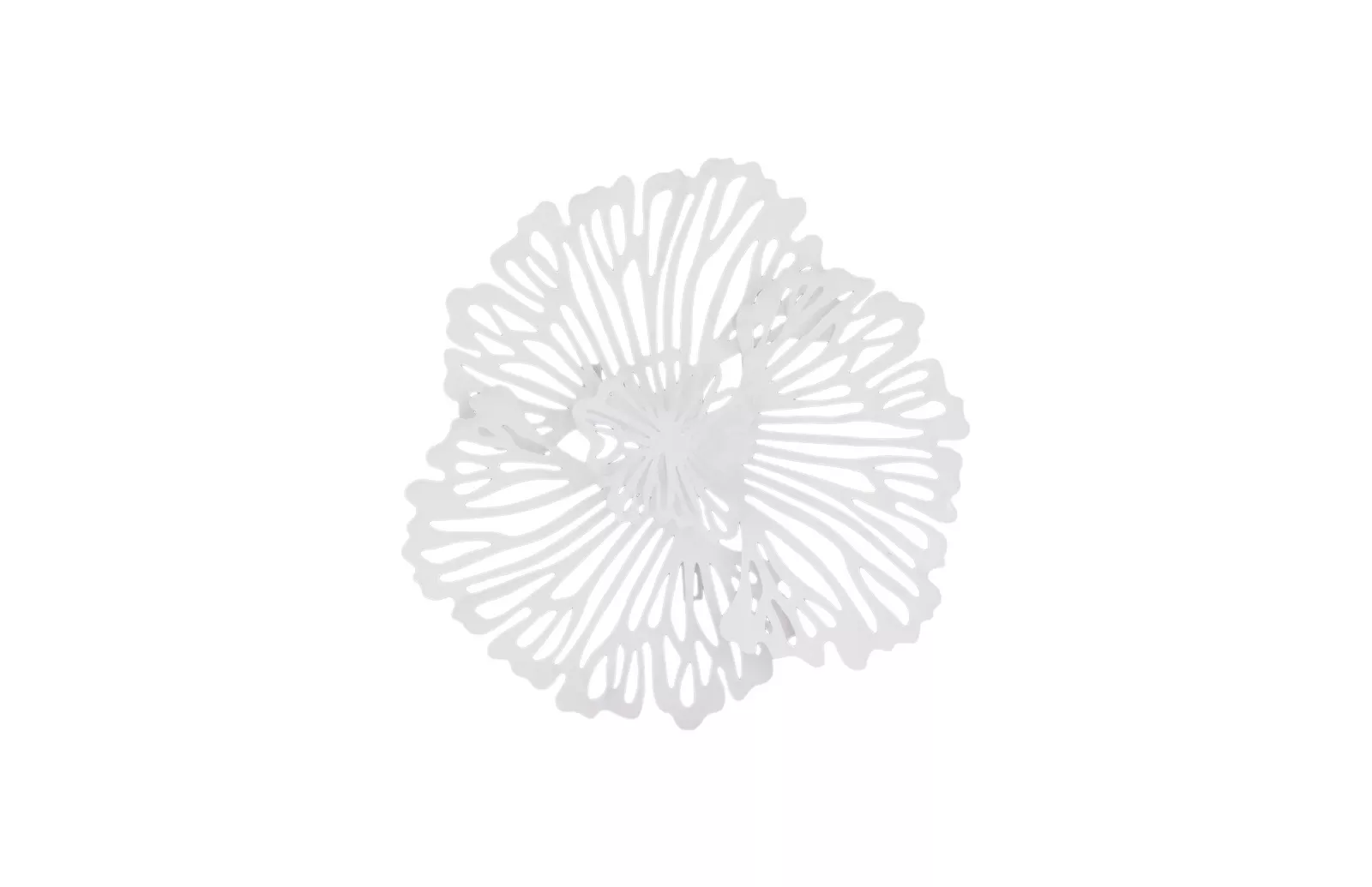 Flower Extra Small White Wall Art