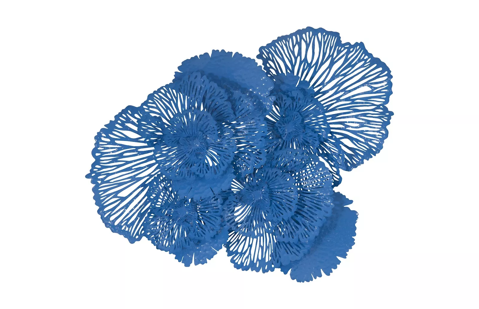Flower Large Blue Wall Art