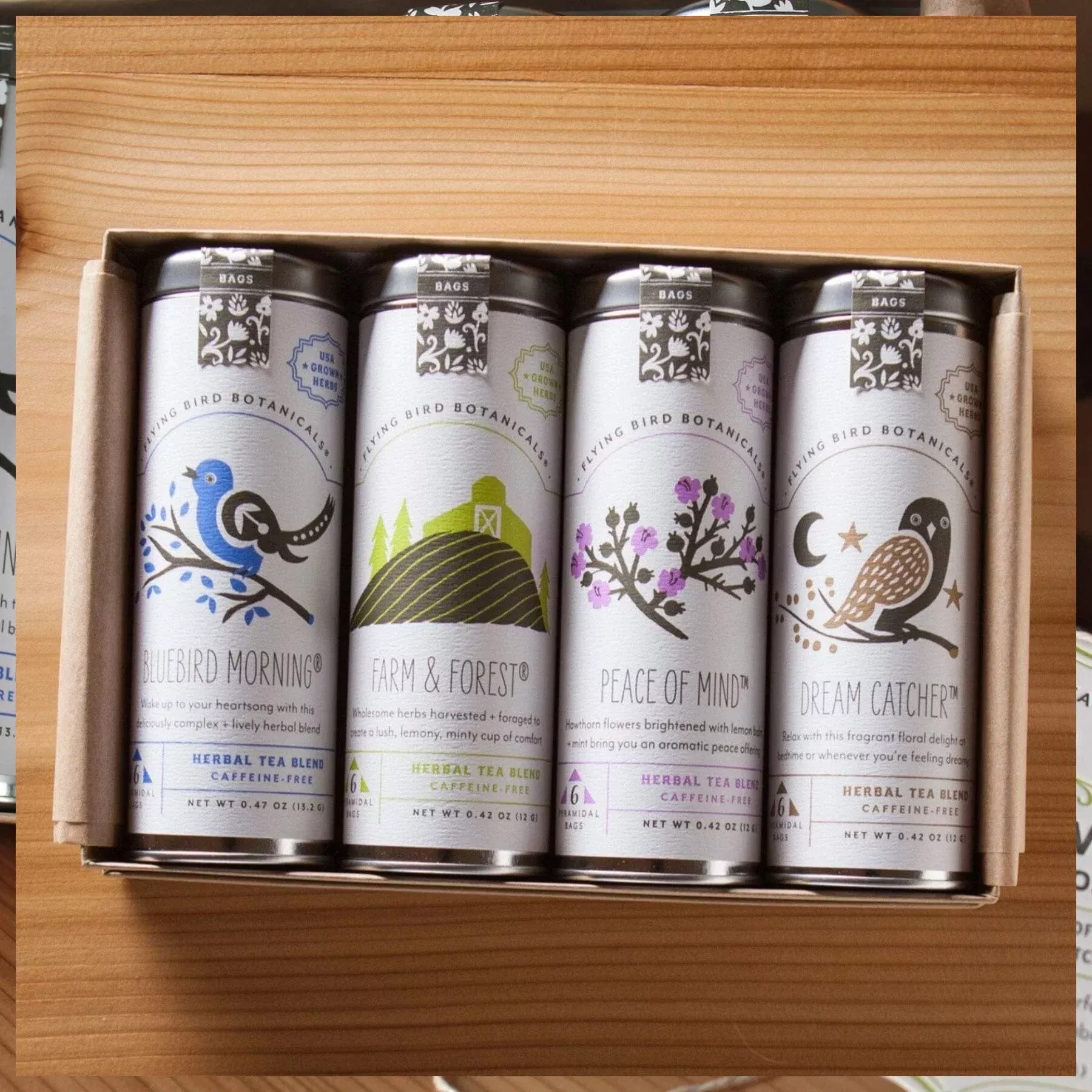 Flying Bird Botanicals Herbal Tea Lovers Gift Set