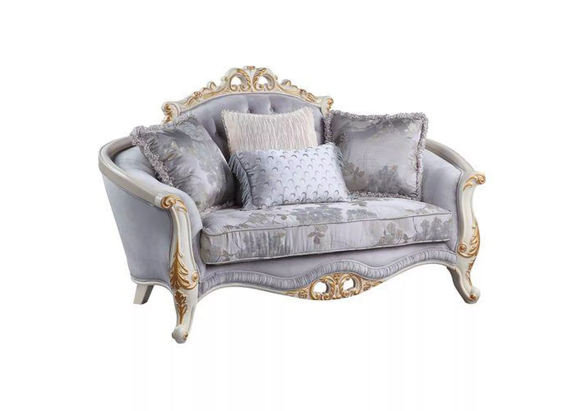 Galelvith Loveseat with 4 Pillows