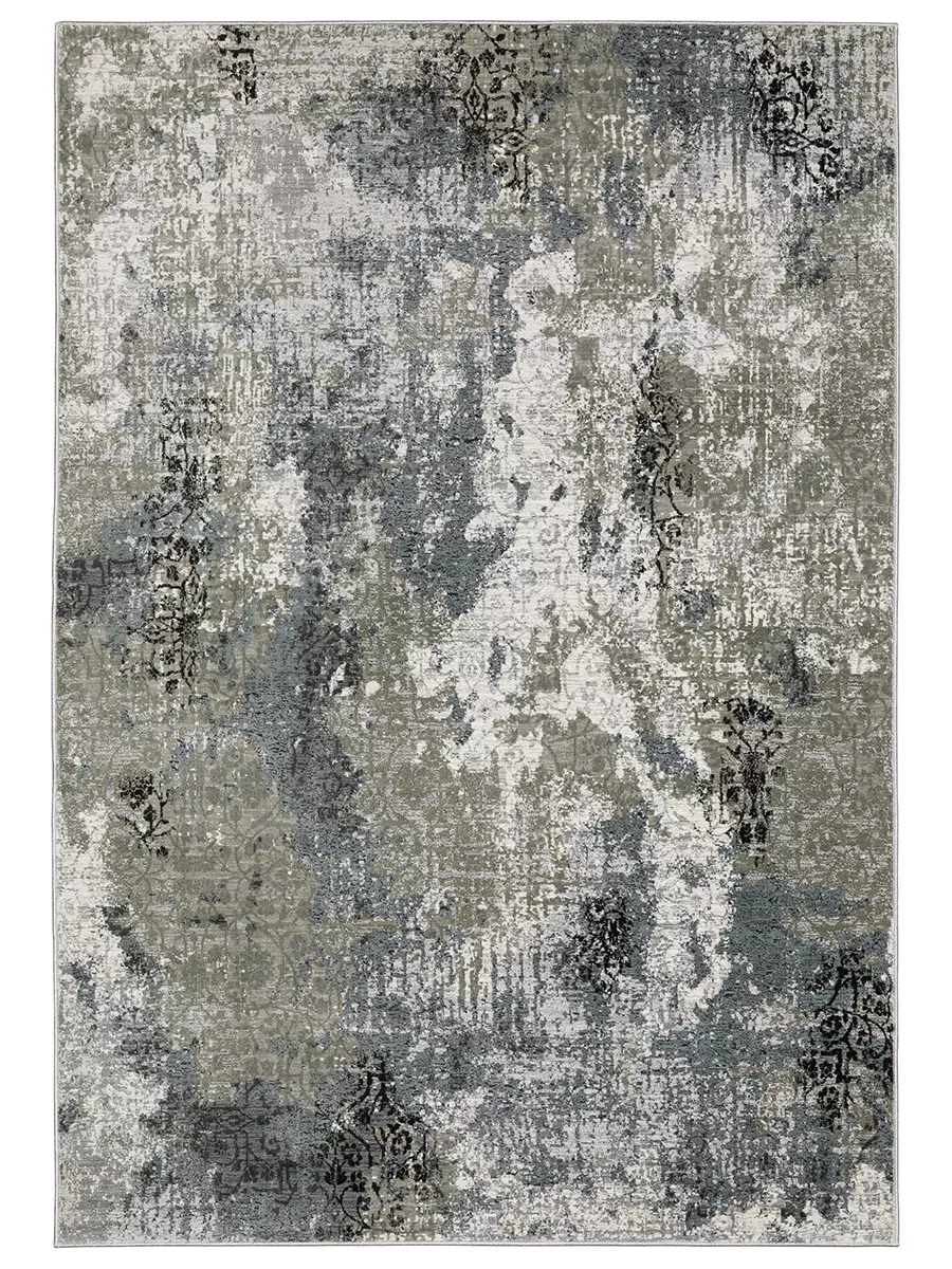 Gemini 1X 2'3" x 7'6" Runner Beige Rug