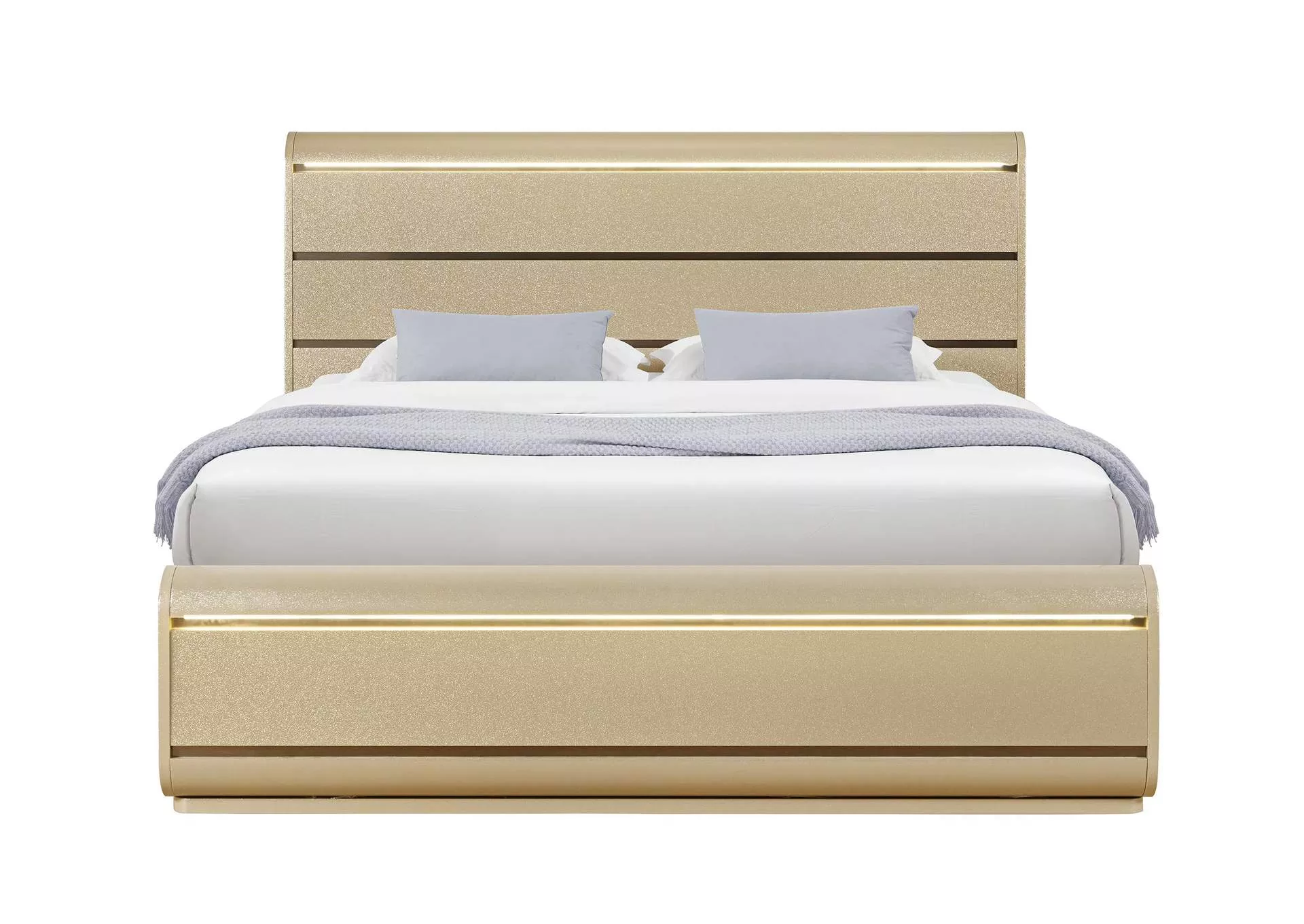 GENESIS GOLD FULL BED WITH LED