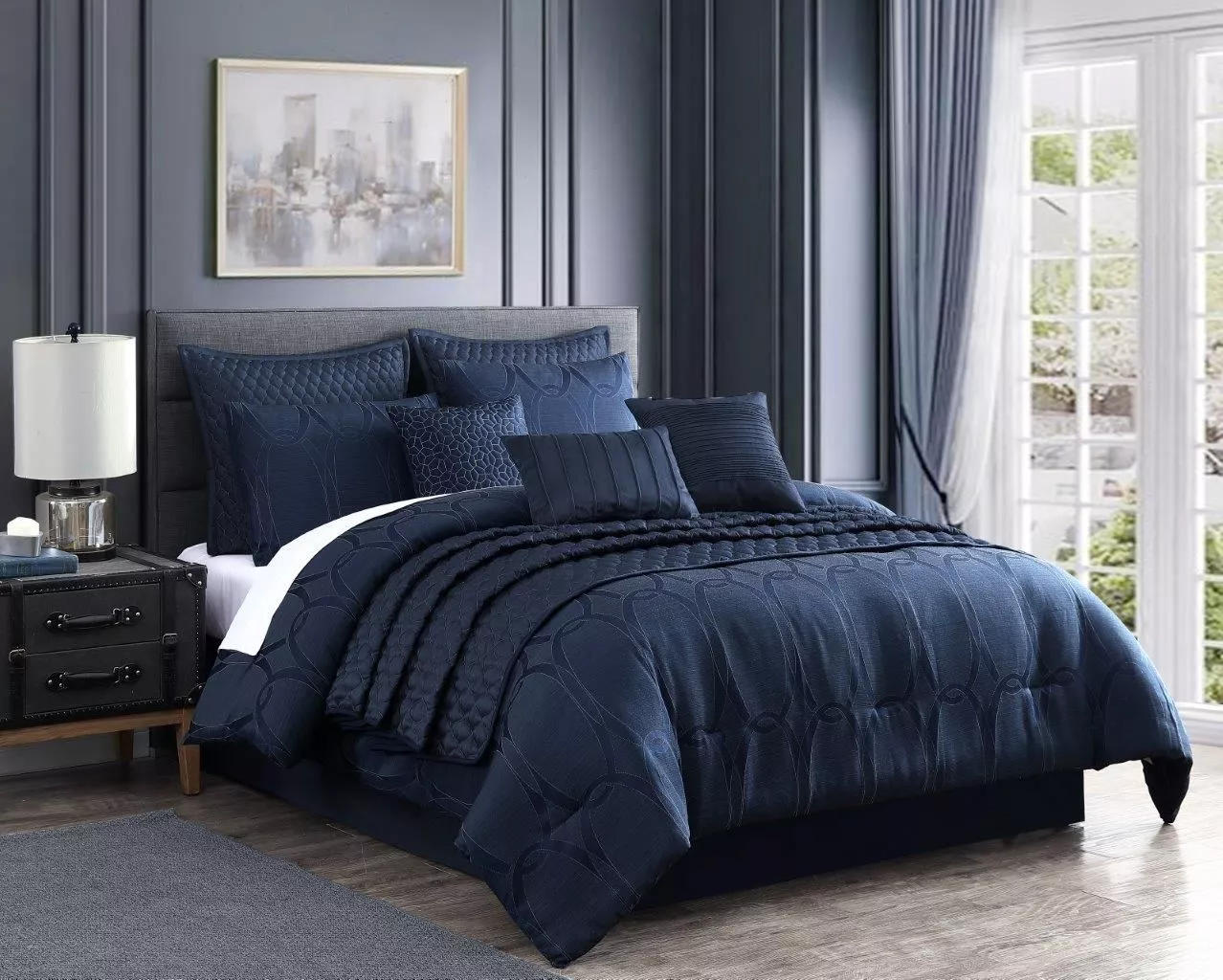 Geo Jacquard 10 pc King