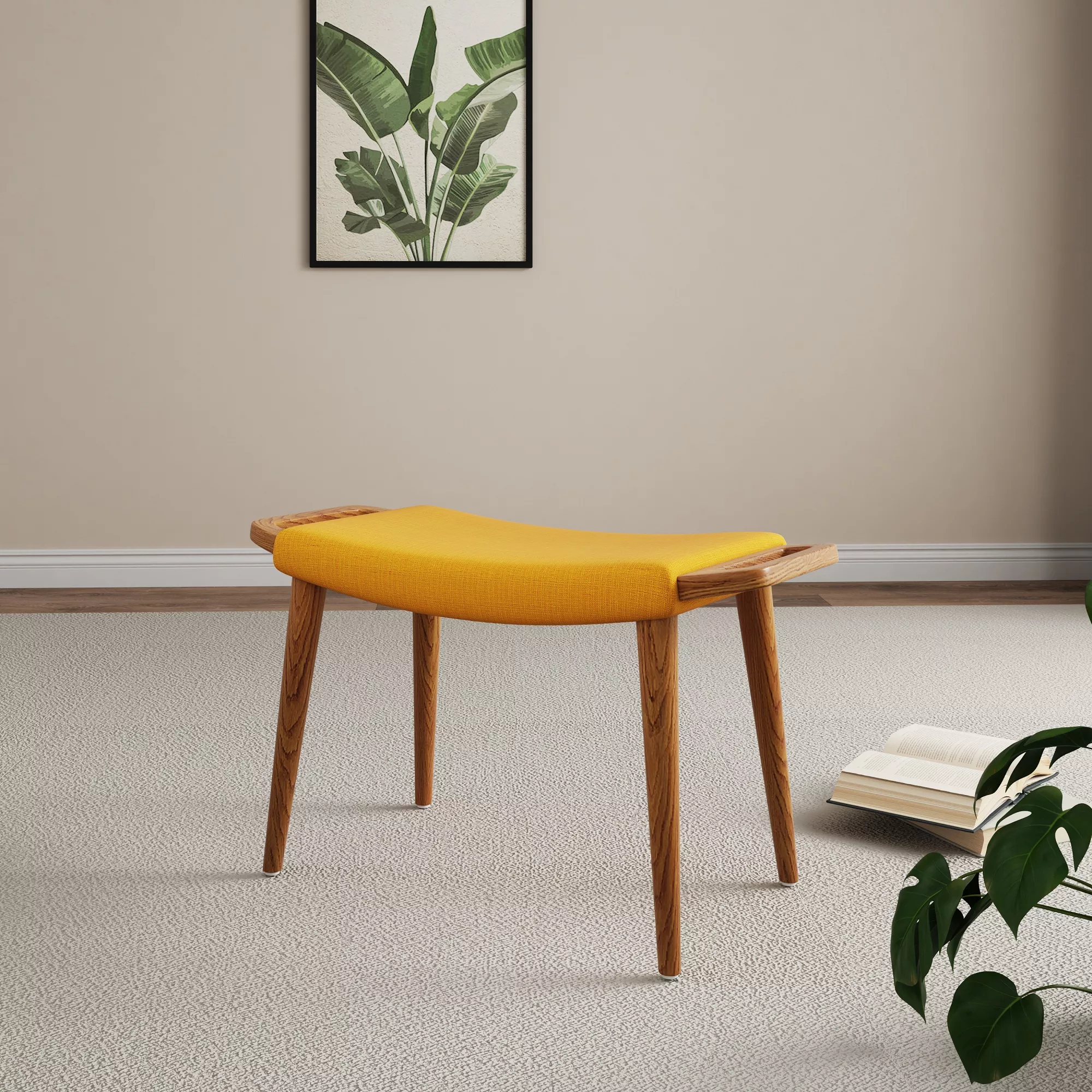 Geta Yellow Ottoman