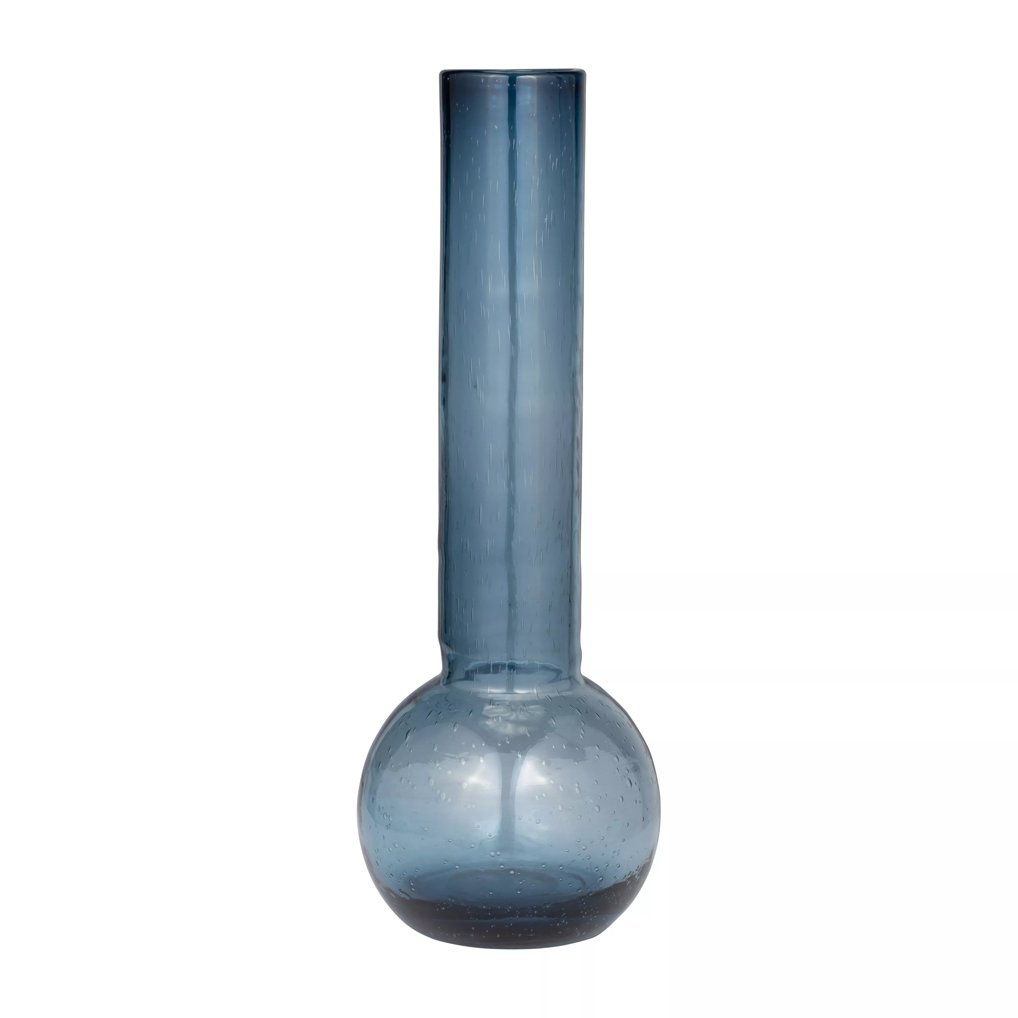 Glass, 20" Vase Blue