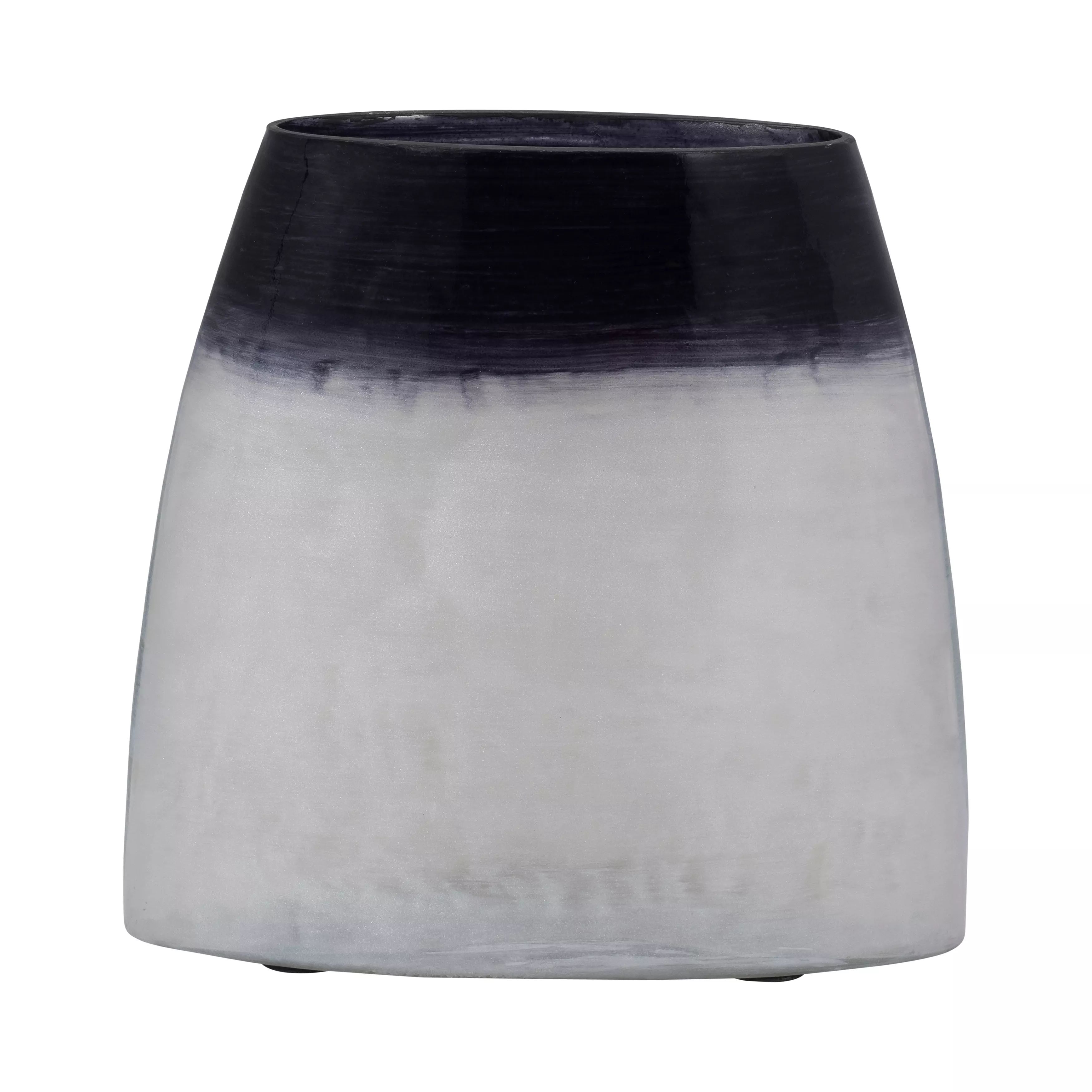 Glass, 8" Ombre Vase, Blue