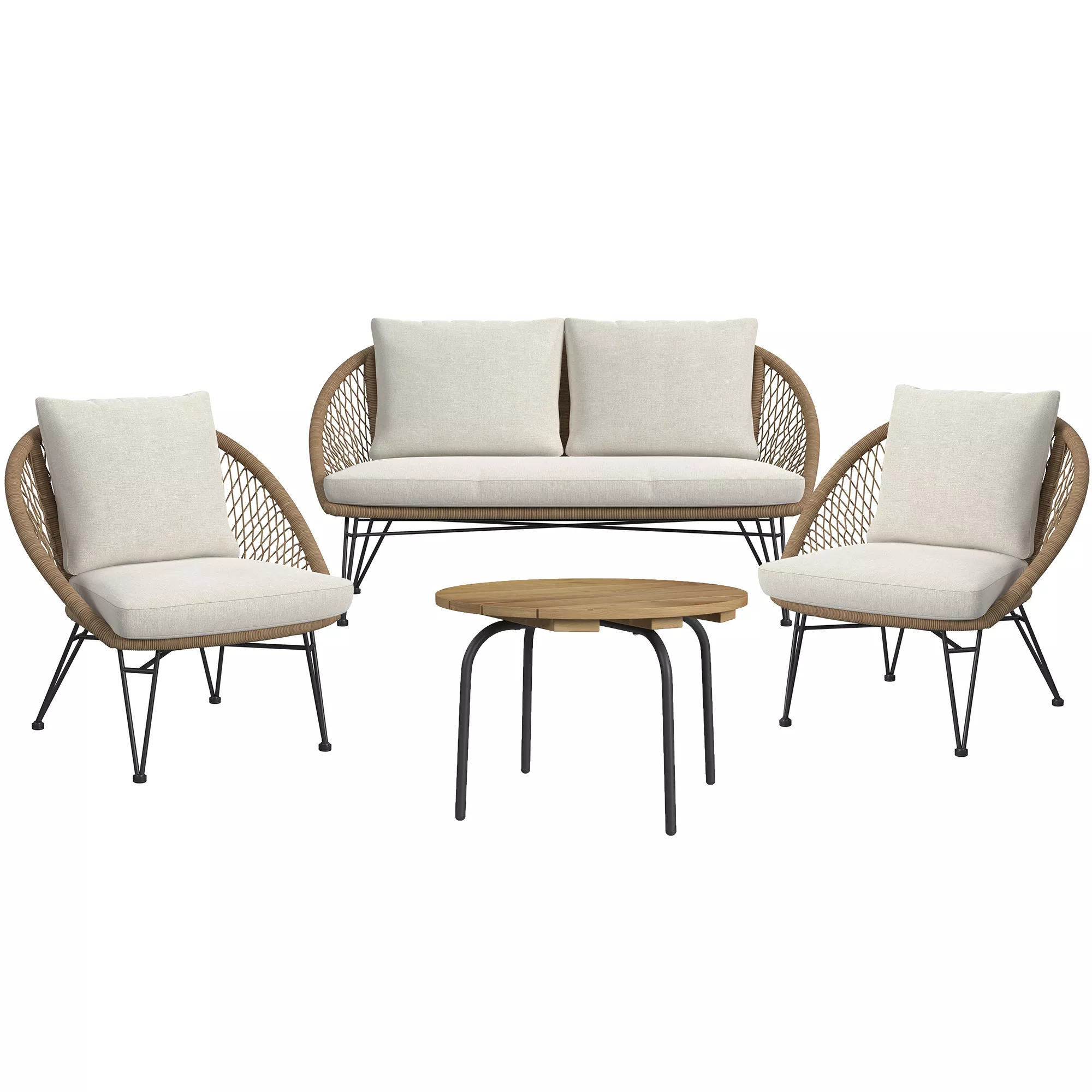 Grace 4-Piece Patio Set