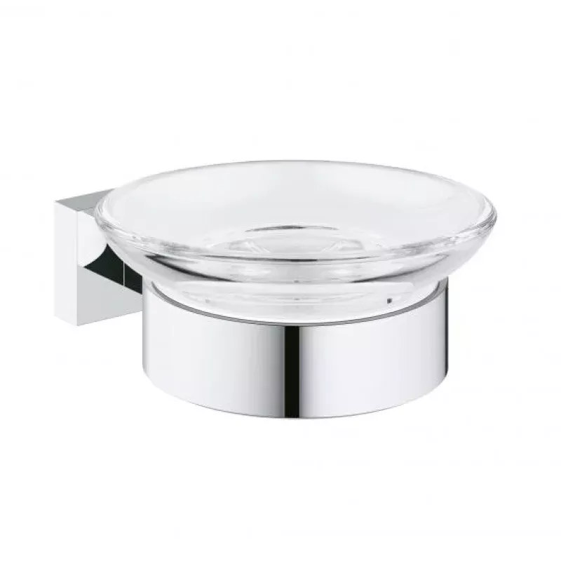 Grohe Essentials Cube soap dish with holder