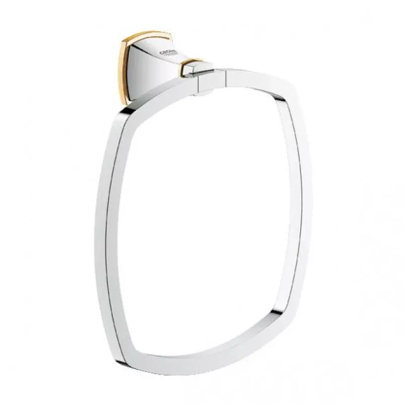 Grohe Grandera towel ring chrome/gold