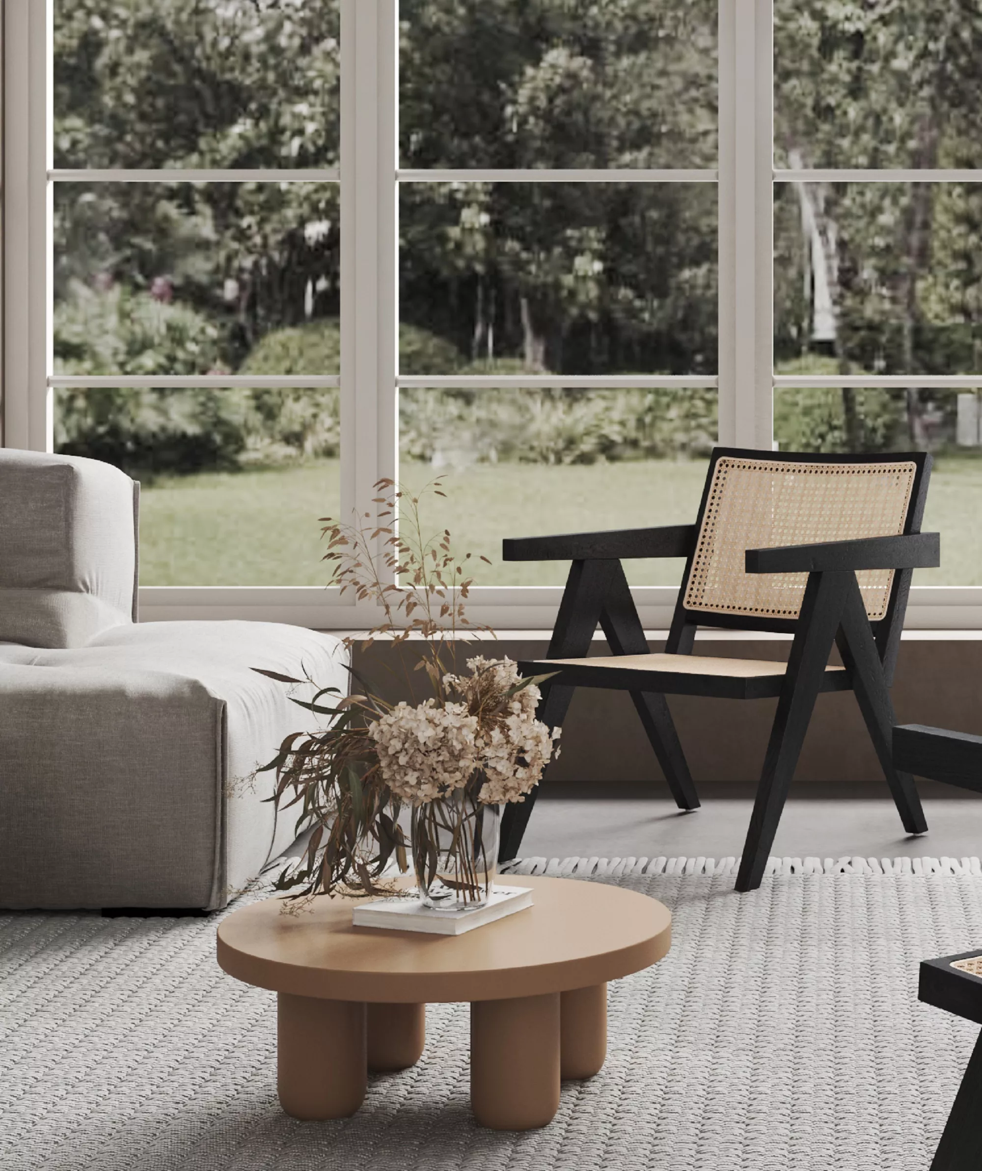 Hamlet Black Accent Chair