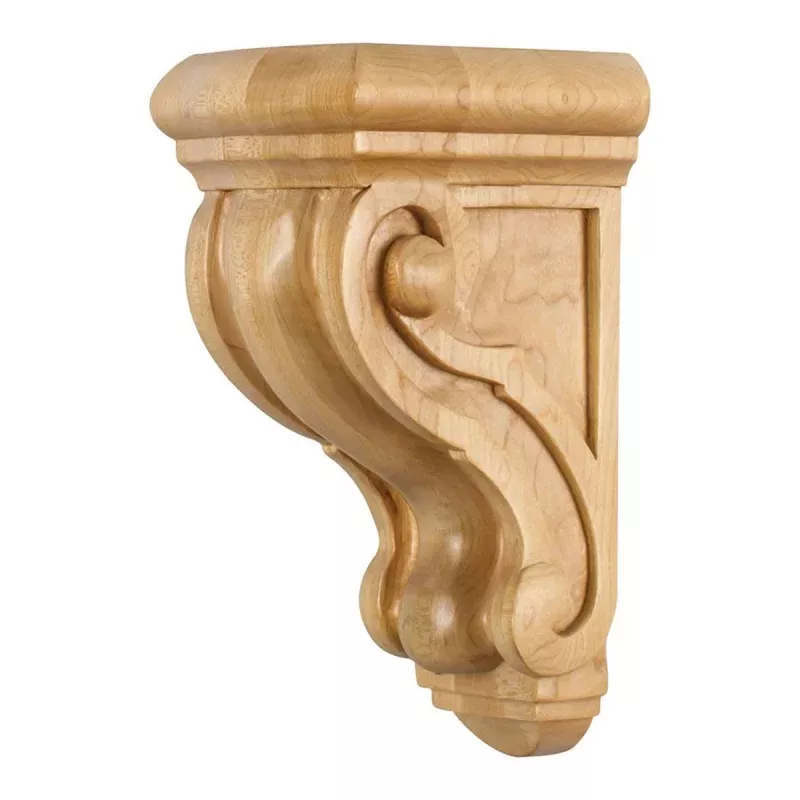 Hardware Resources Alder Rounded Scrolled Corbel