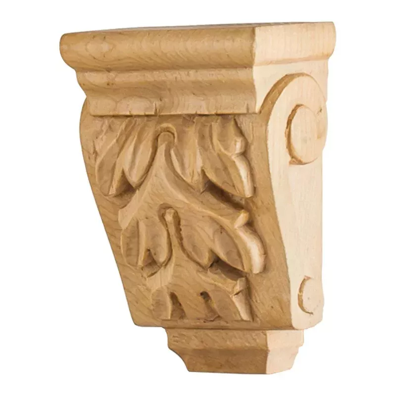 Hardware Resources Hard Maple Mini Acanthus Corbel