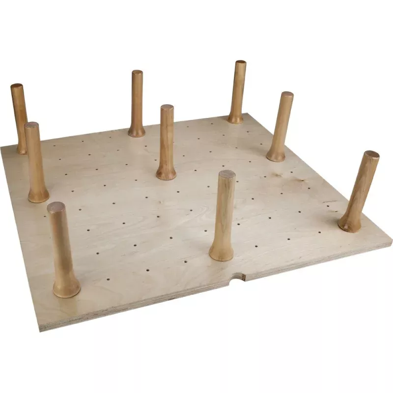 Hardware Resources Peg Board with 12 Pegs