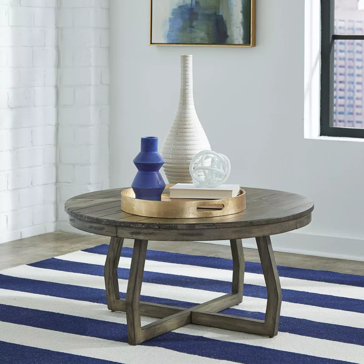 Hayden Way - Cocktail Table - Gray Wash