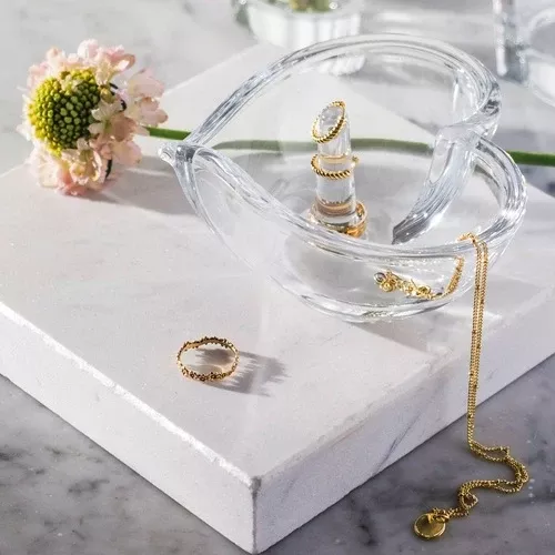 Heart Ring Holder, 5" by Orrefors