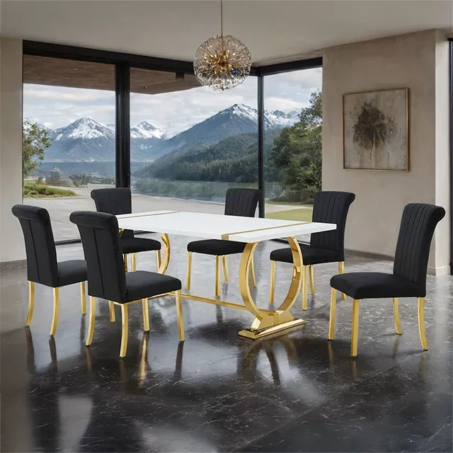 Holbaek - 5 Pc 80" Dining Table Set