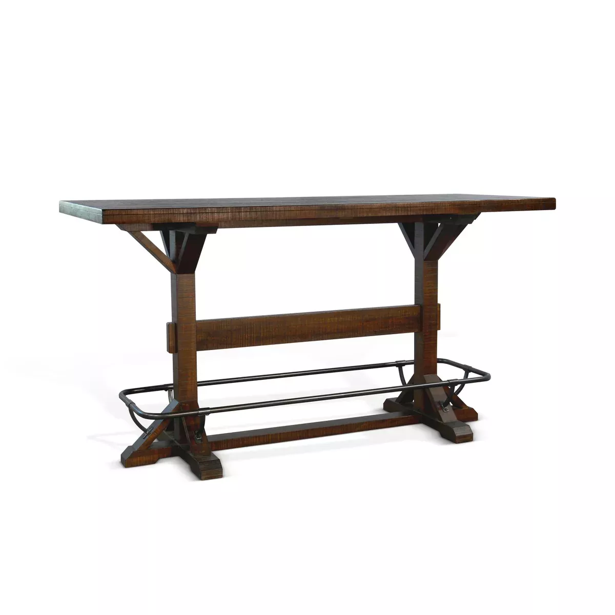 Homestead - Rectangular Pub Table - Tobacco Leaf