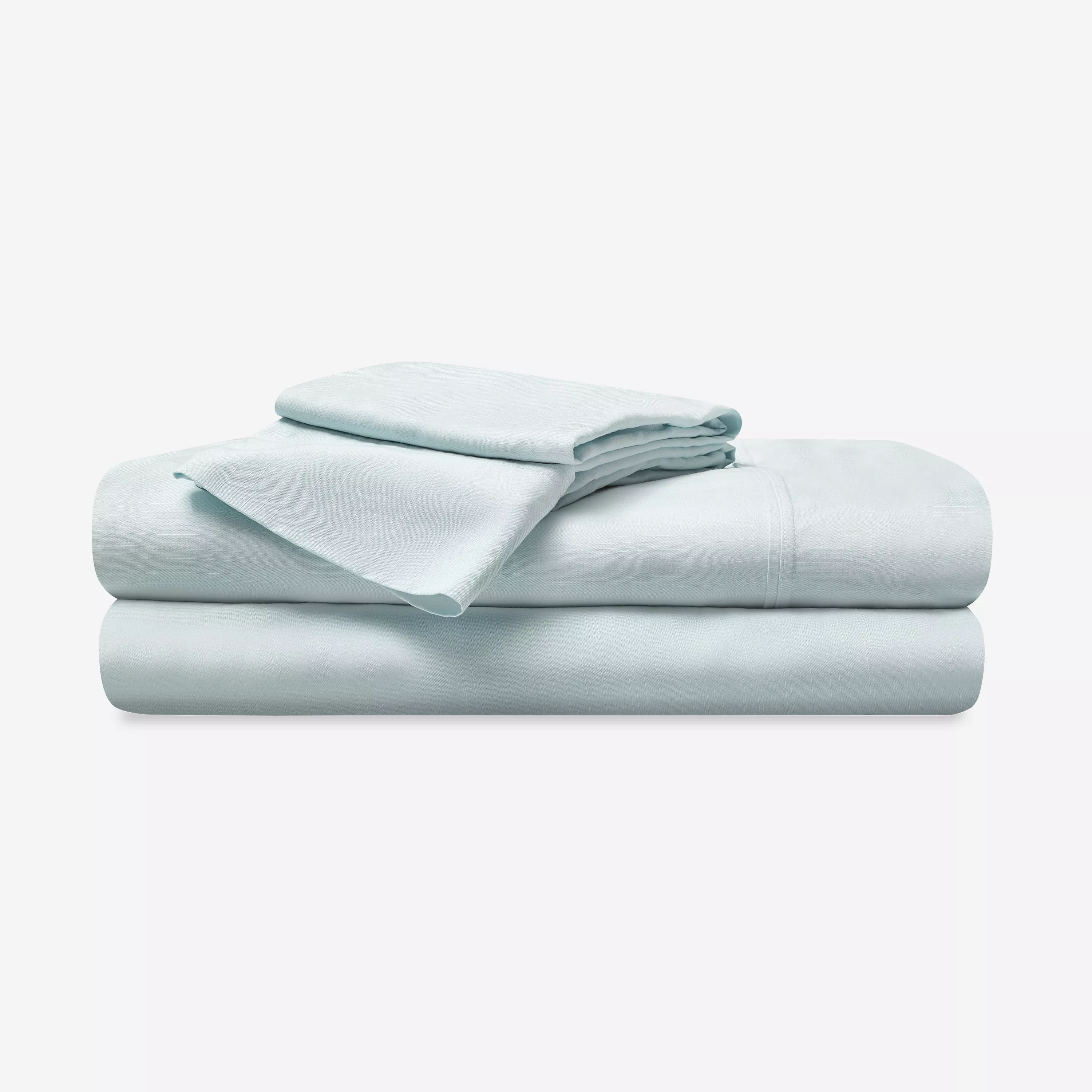 Hyper-Linen Queen Sheet Set - Misty Blue