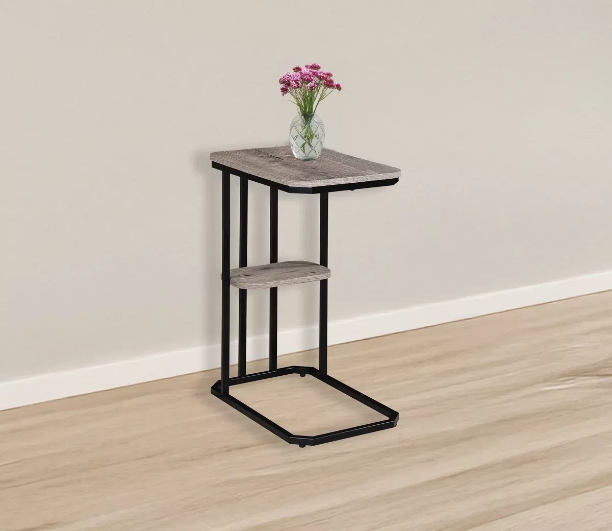 IDA WEATHERED GREY CHAIRSIDE TABLE