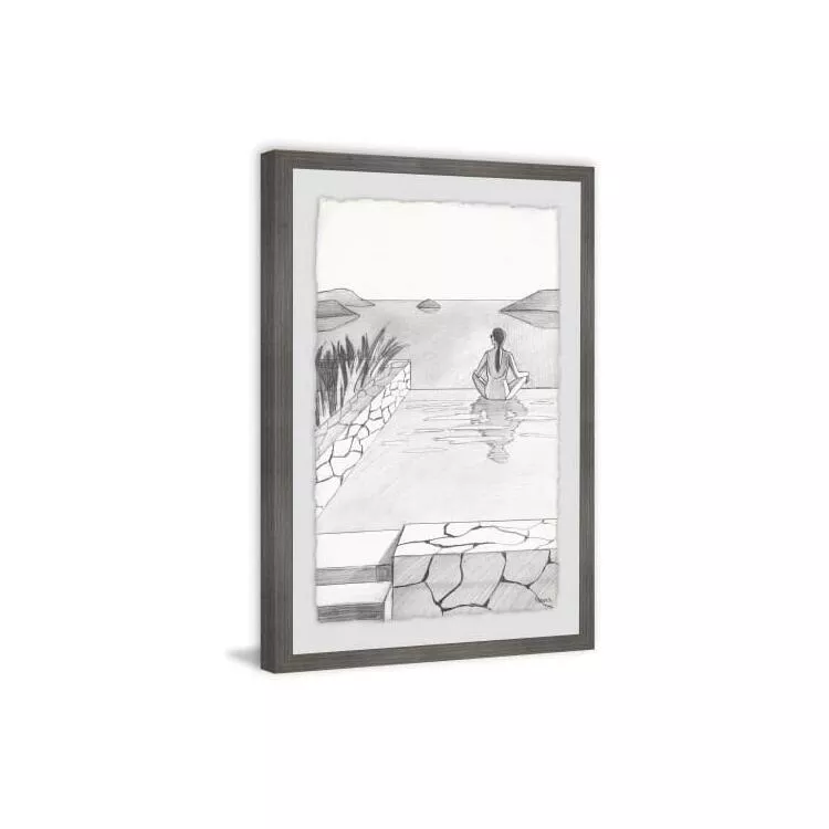 Infinity View Framed Painting Print