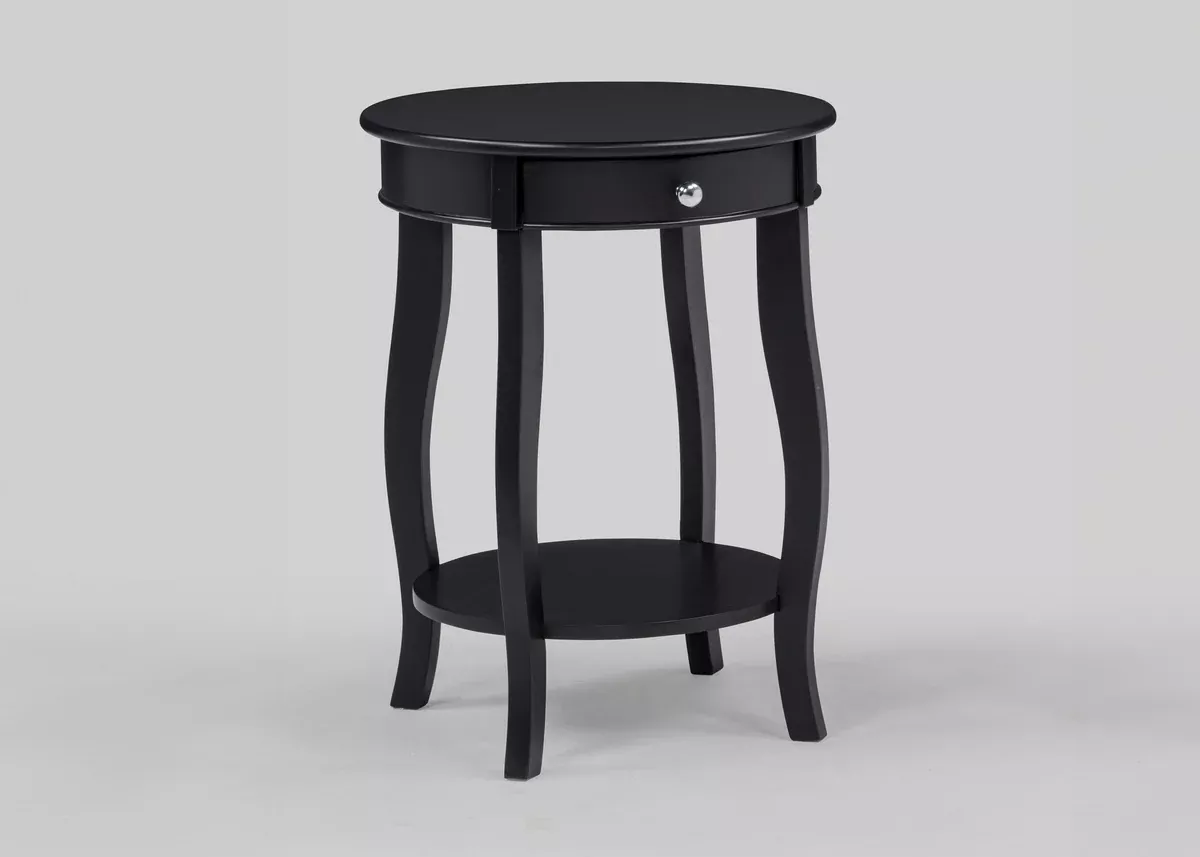 JACIE CHAIRSIDE TABLE - BLACK