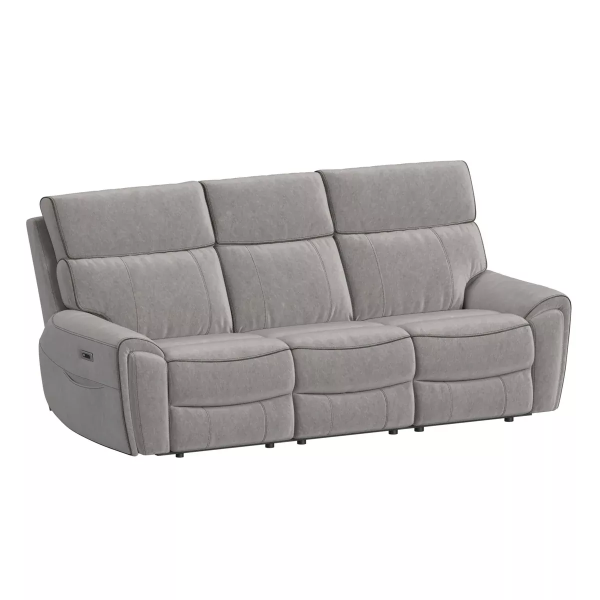 Jackpot - P1 Sofa With Heat Massage - Explore Light Gray
