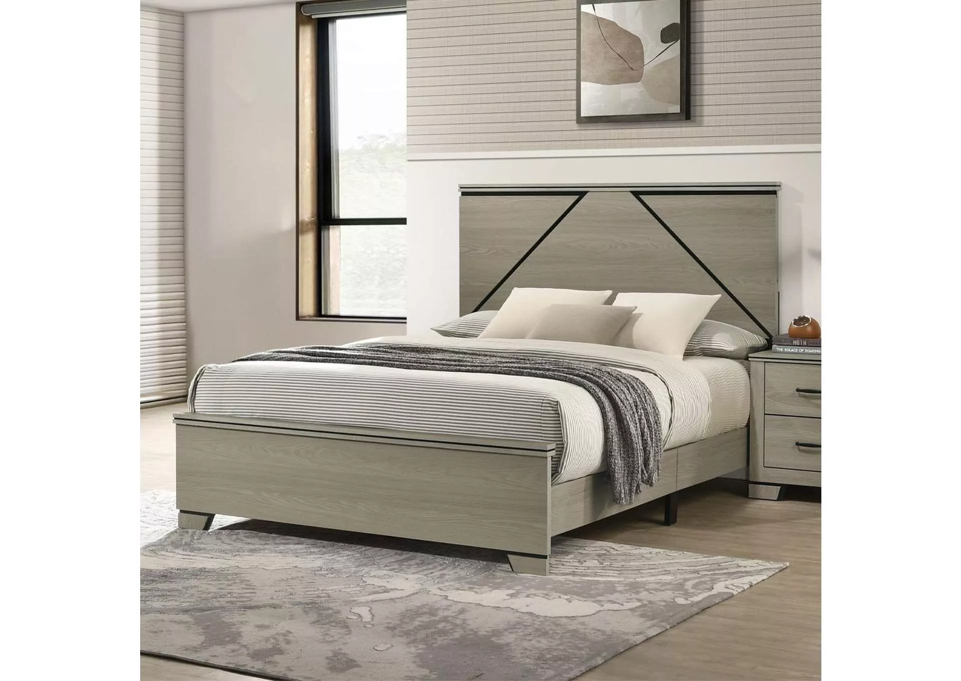 Joanna Queen Bed with Led