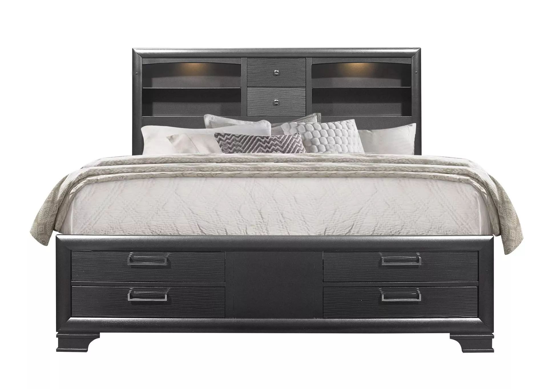JORDYN GREY QUEEN BED