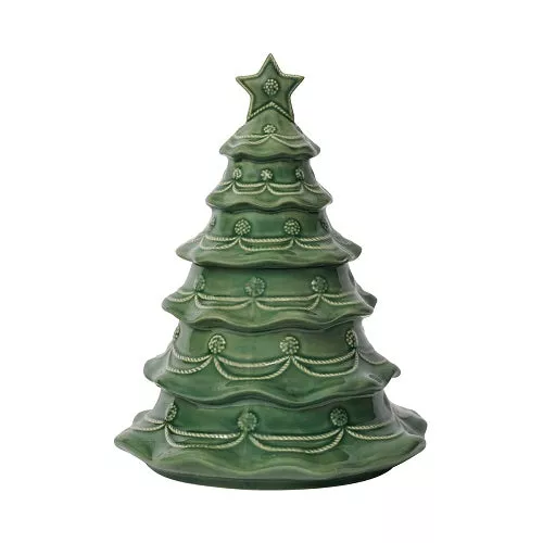 Juliska Berry and Thread Christmas Tree Cookie Jar, Basil