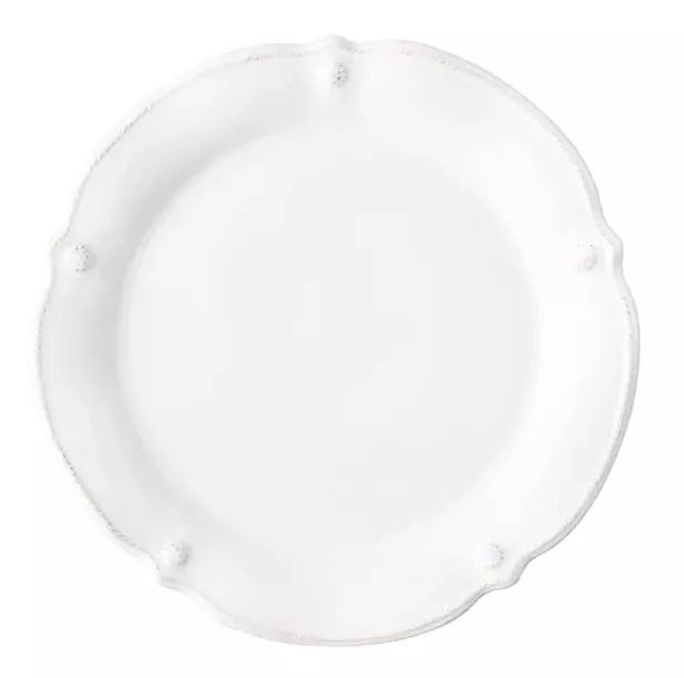 Juliska Berry & Thread Flared Whitewash Dinner Plate, 11"