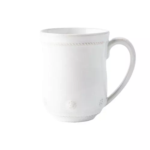 Juliska Berry & Thread Flared Whitewash Mug, 12 oz.