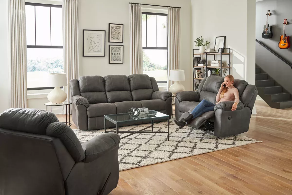 Junction Reclining Sofa and Loveseat