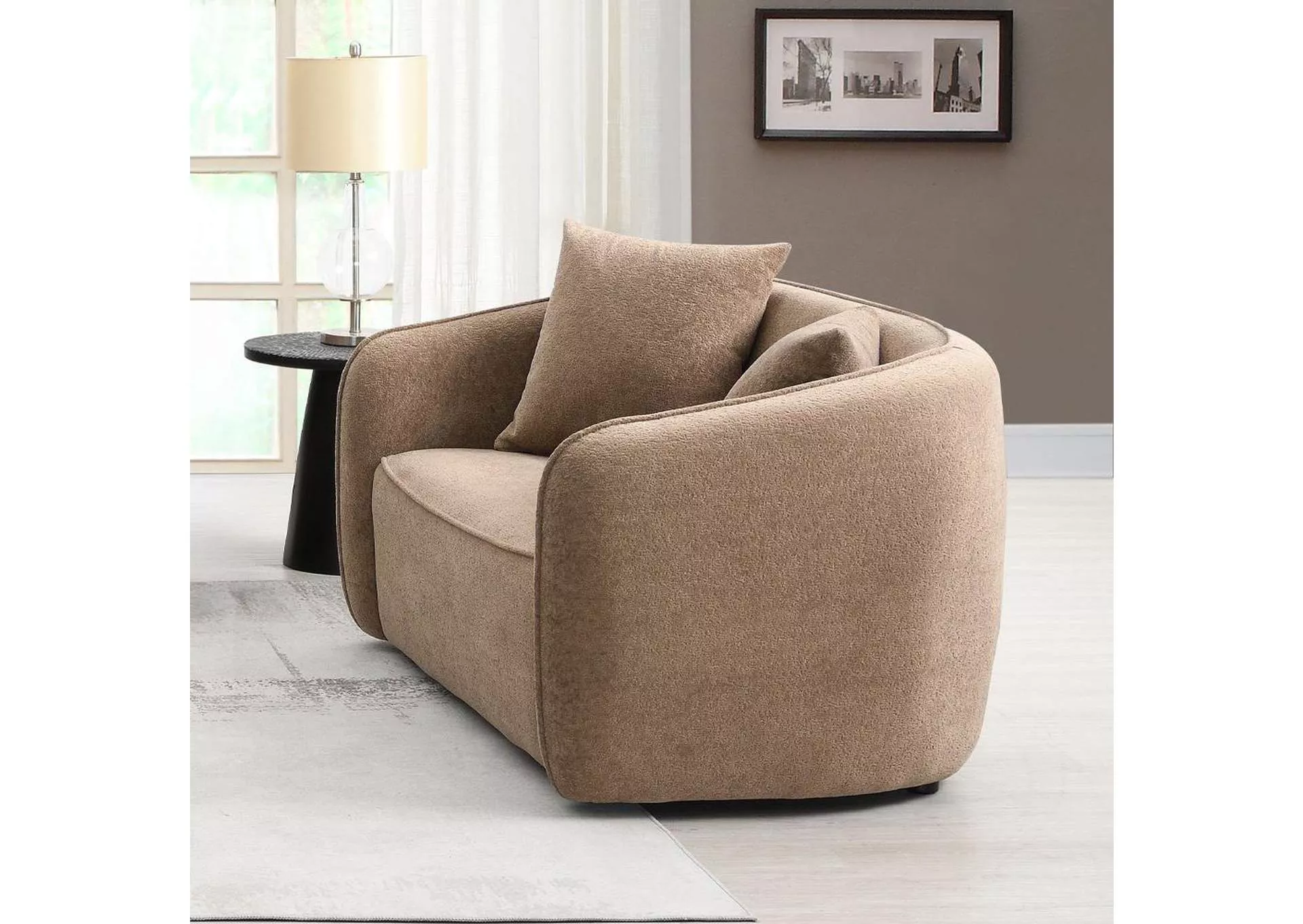 Keith Loveseat with 2 Pillows