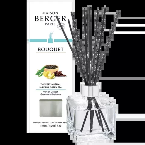 Lampe Berger Imperial Green Tea Pre-filled Cube Reed Diffuser