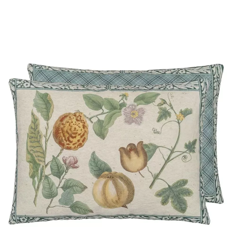 Lemons- Canvas 24" x 18" Rectangular Throw Pillow by John Derian for Designers Guild
