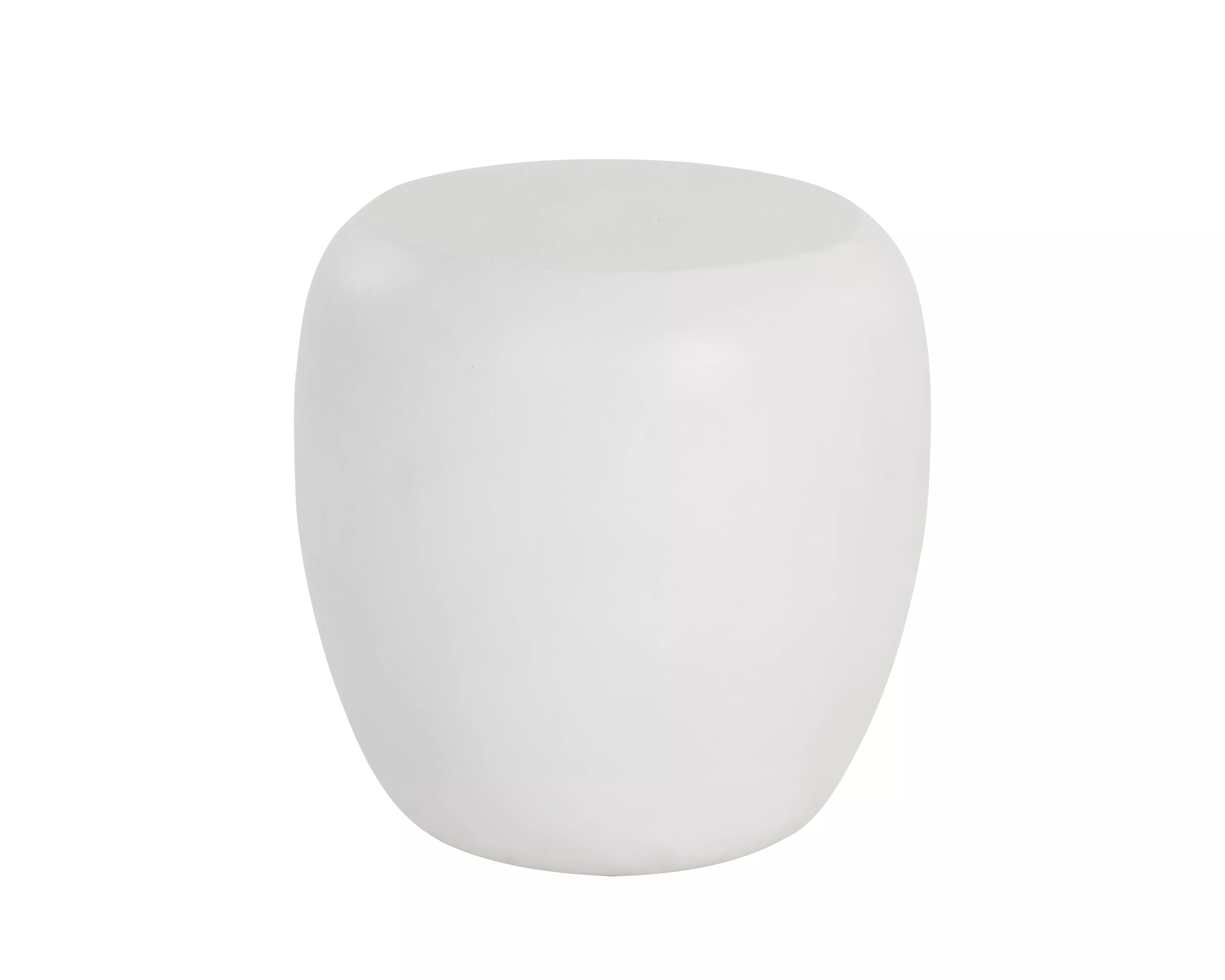 Ligura White End Table