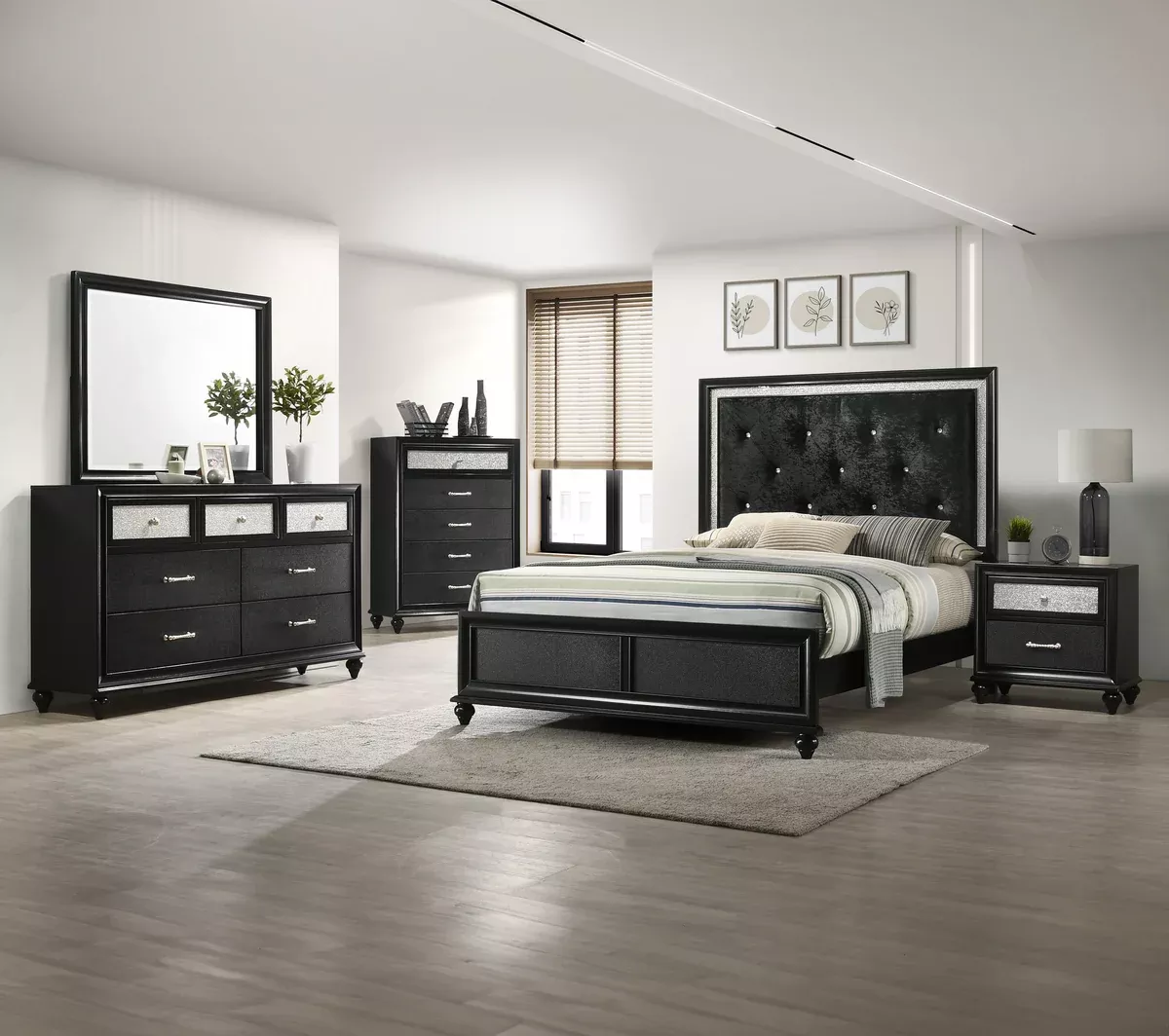 LILA NIGHT STAND BLACK
