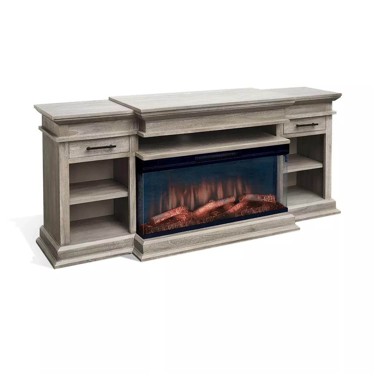 Liliana - Media Console Only (For 2001B-36P Insert) - Light Brown